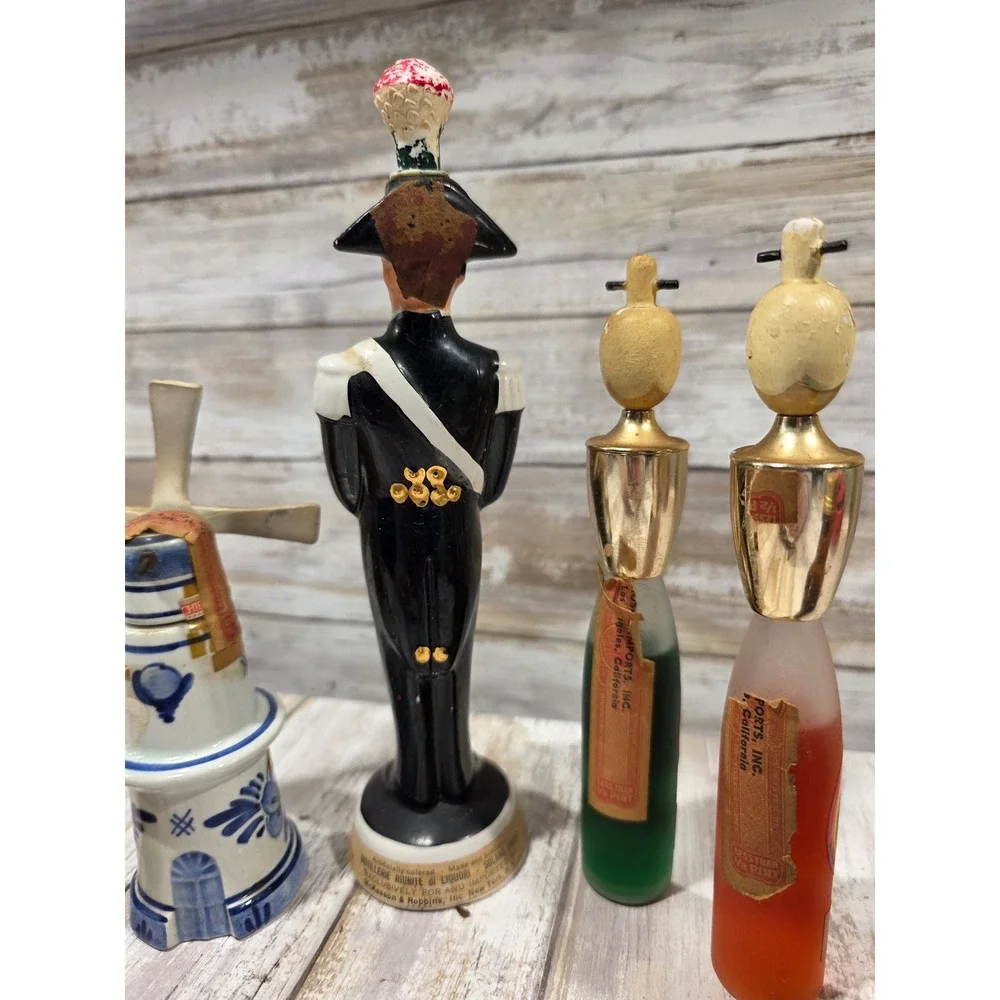 Liquore Galliano Miniatures Collection Windmill Soldier Bottles Barware Collect‎